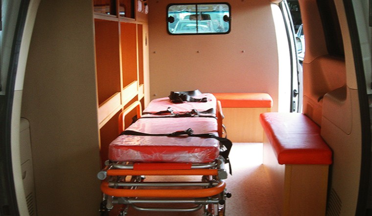 Ambulance – Internal covering made in Wood- Rayat Medical