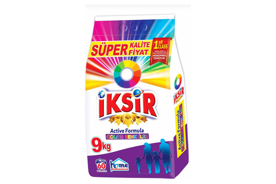 مسحوق الغسيل الملون İKSİR COLOR 9 KG