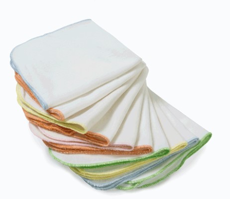 Baby Wipes - 10 Piece Combed Cotton Mouth Cloth - Babyjem