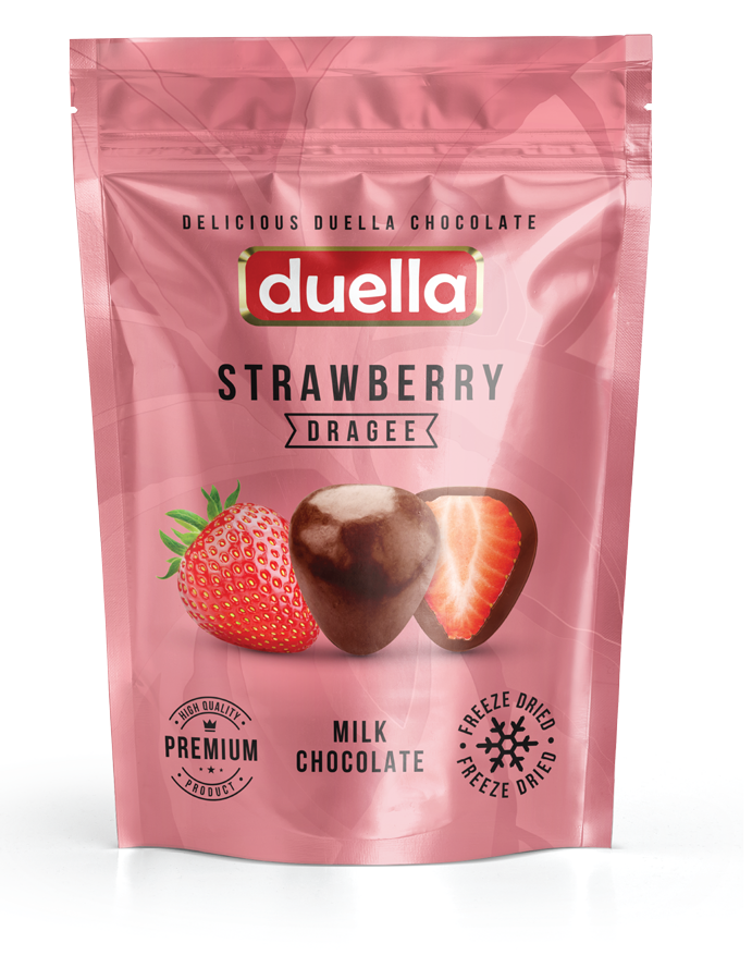 FRAISES ENROBÉES DE CHOCOLAT AU LAIT - 80g