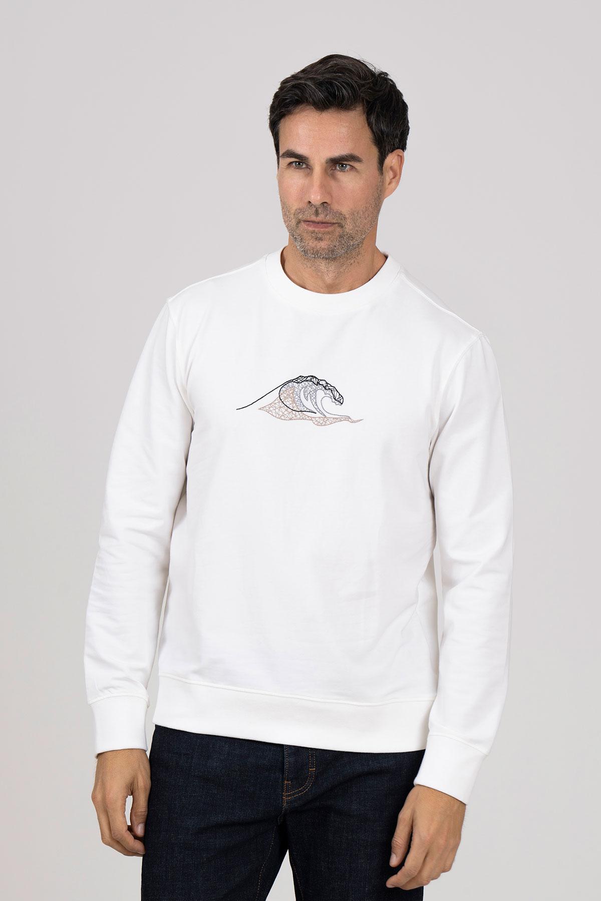 Crew neck sweatshirt