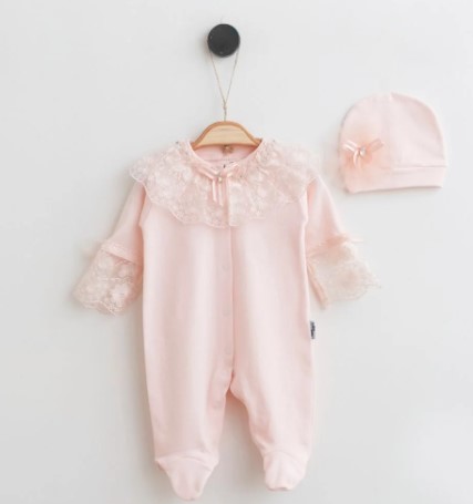 Baby Clothes- PEARL STONE OVERALLS- Miniborn