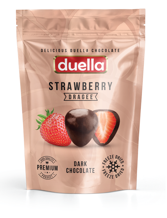 BITTER CHOCOLATE COATED STRAWBERRY- 80g